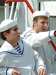 Two sailors Benjamin Niall and Thomas oral sex scene by Boys Nation image #6