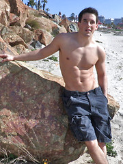 Hot young athlete Stewart strokes his cock by SeanCody image #5