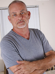 Silver daddy Tiger Thompson by Hot Older Male image #10