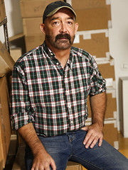Mature bear Tim Phillips stripping by Hot Older Male image #6