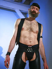 Dan Black in a leather gear by Hot Older Male image #6