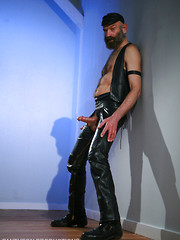 Dan Black in a leather gear by Hot Older Male image #6