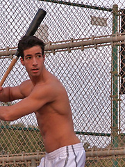 Hot baseball Samuel player strokes cock by SeanCody image #6