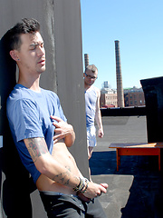 Tar beach flip fuck. Andrew and JD. by Dirty Boy Video image #7