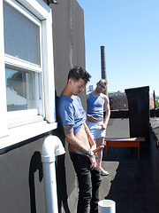Tar beach flip fuck. Andrew and JD. by Dirty Boy Video image #7