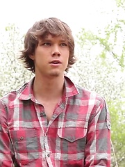Natural Wonder Justin LeBeau Jerks Off Outdoors! by Cocky Boys image #7