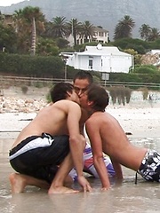 Hot euro boys Todd Rosset, Kevin Warhol and Andre Boleyn - bareback threesome by BelAmi Online image #6