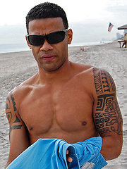 Marcos at the beach by Finest Latin Men image #11