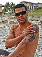 Marcos at the beach by Finest Latin Men image #11