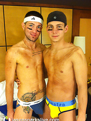 Garrett Cooper & Delvie Baptiste in Louisville - bareback by Jason Sparks Live image #6