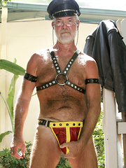 Thom Daddy wears leather gear by Hot Older Male image #10