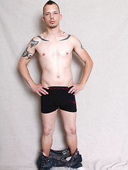 Straight, Tatted Guy Strips Down and Strokes His Uncut Cock! by Fantastic Foreskin image #6