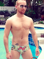 Steven Ponce posing by the pool by High Perfomance Men image #6