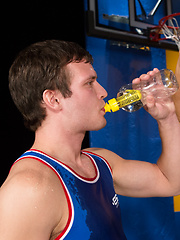 Hot basketball players Jed Athens and Hayden Richards fucking by Hot House Backroom image #8