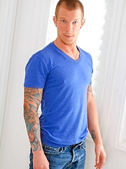 Jaxon Colt stripping and plays with a dildo by Nextdoor Male image #8