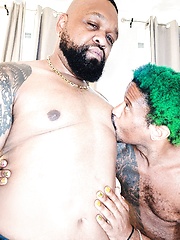 DJ Thunder and Anthony Grey fuck by Bear Films image #11
