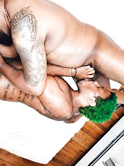 DJ Thunder and Anthony Grey fuck by Bear Films image #11