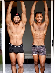 Two New Studs! Jaxson Briggs Fucks Athletic Apollo Parker Long And HARD by Gayhoopla image #12