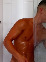Lean Teen Christian Parker Cleans Off After Soaking Himself In Cum by Gayhoopla image #10