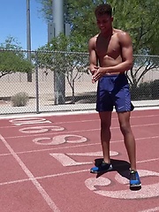 Tall Athletic Jock Ian Borne Jerks Big Cock by Gayhoopla image #10