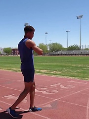 Tall Athletic Jock Ian Borne Jerks Big Cock by Gayhoopla image #10