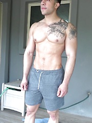 Super Fit Hung Cock Diego Cruz Jerks Off by Gayhoopla image #9
