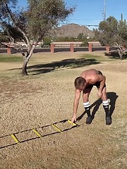 Hairy Football Jock Michael Kasten Jerks Off by Gayhoopla image #10