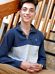 NEW College Twink Jonas Drift Jerks His COCK by Gayhoopla image #7