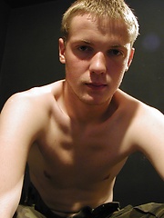 Sexy Adam Rogers peels off his camouflage pants. by BF Collection image #6