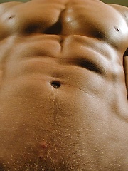 Ripped stud Michael Davids plays with this uncut dick. by BF Collection image #6