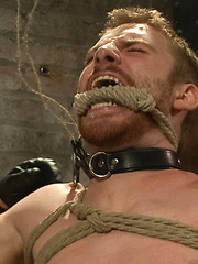 New Dom Hayden Richards Fucks and Fists Slave by Bound Gods image #14