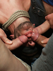 Naked ripped stud gets humiliated and used in a crowded public bar. by Bound in Public image #20