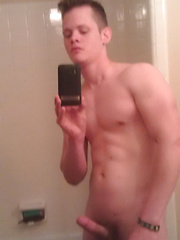 Masculed stud jacking off by ChaosMen image #9