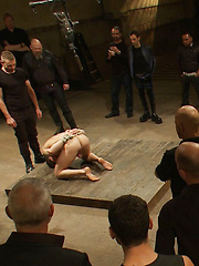 Bound and suspended upside down while brutally fucked by Bound in Public image #19