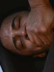 Bound Captured Hunk Cums in Mid-air by Men On Edge image #16