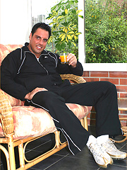 During an afternoon nap, Marcello has a wet dream and has to grab his hard dick and play by With Marcello image #9