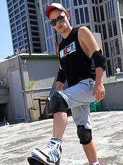 Tim Loux strips down on my rooftop by Bentley Race image #7