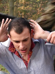Skinny boy gets tied & forced to fuck by Gay WarGames image #12