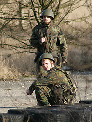 Boy gets punished by two soldiers by Gay WarGames image #11