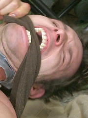 Dude gets tied up & fucked by Gay WarGames image #16