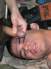 Twink gets tied up and fucked by Gay WarGames image #19