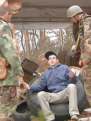 Boy forced to get soldier\'s cock! by Gay WarGames image #11