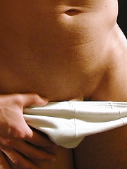 Hard bodied Danny Wynn strokes his cock. by BF Collection image #5