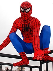 Staxus - Raw: Spiderman Rescues Dick-Lovinâ€™ Twink With A Thick Serving Of Hard Raw Cock! by Staxus image #8