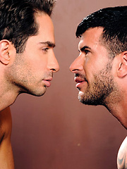 Michael Lucas meets with the sexy muscle-stud performer Adam Killian by Lucas Entetainment image #8