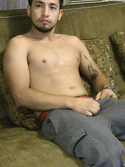 Hot stud Aron masturbates by ChaosMen image #10