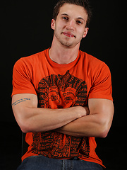 Sexy jock Lukas masturbates & cums! by ChaosMen image #8