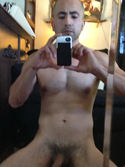 Bald man jacking off by ChaosMen image #9