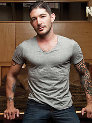 Johnny Hazzardâ€™s Legendary Ass Debuts on L.E. with Liam Magnusonâ€™s Cock by Lucas Entetainment image #14