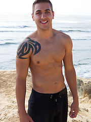 Tattooed jock Cain posing by SeanCody image #8
